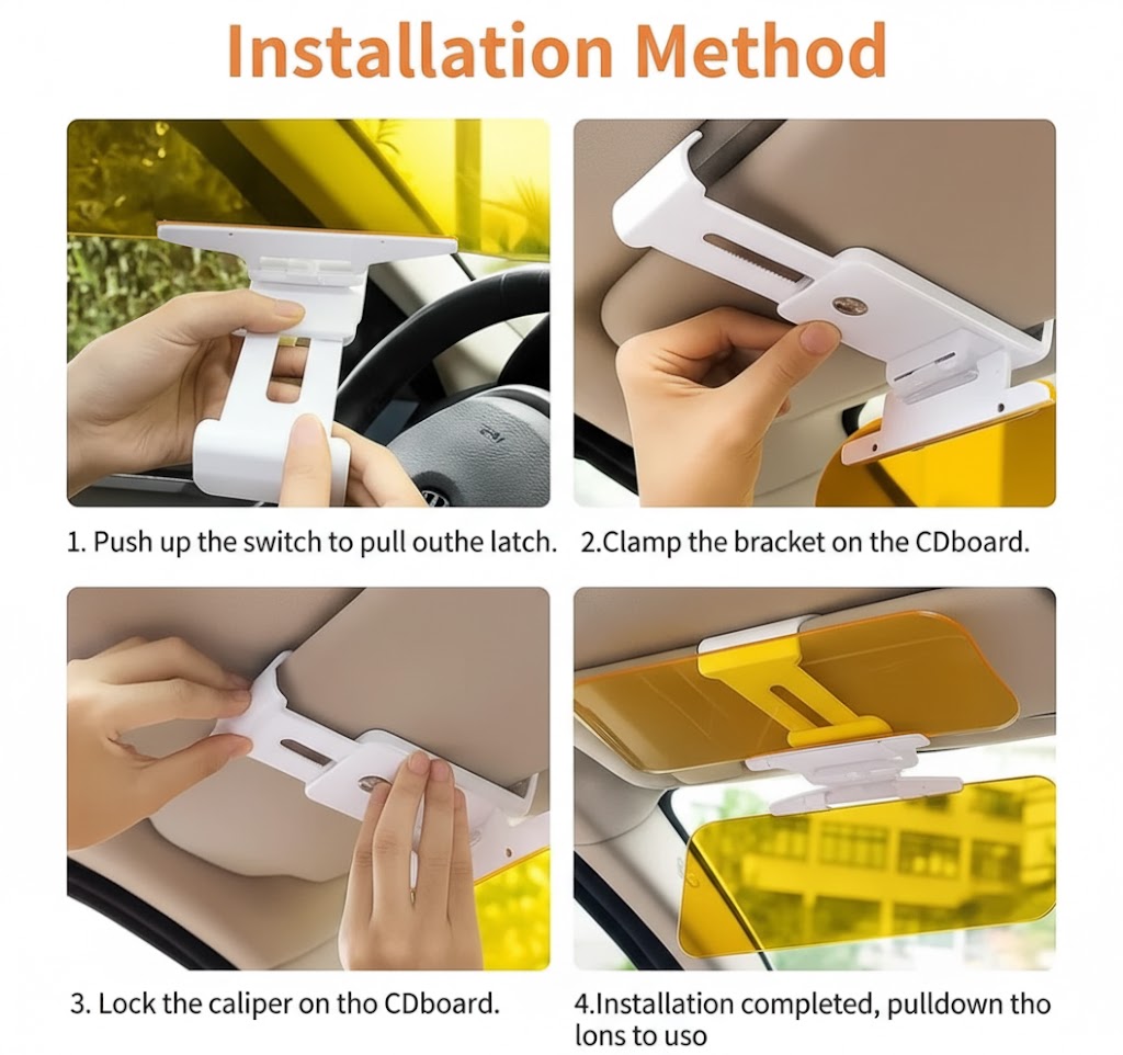 Anti-Glare Dazzling Visor